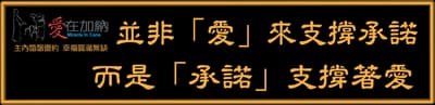 並非「愛」來支撐承諾 而是「承諾」支撐著愛